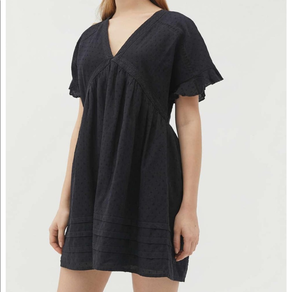 Black brand new UO Venus frock cotton dress